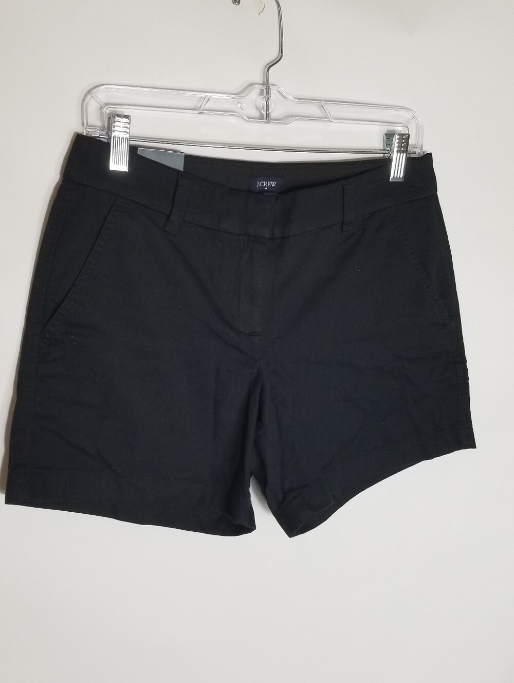 J.Crew 5” Classic Chino Short Women's Size 2 Black 100% Cotton New